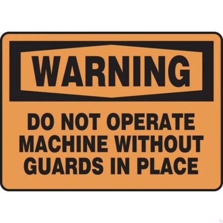 Accuform OSHA WARNING SAFETY SIGN THIS UNIT MEQM318VP MEQM318VP